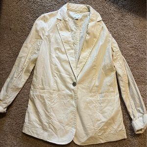 J. crew white blazer size 0